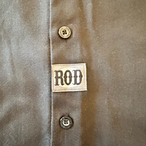 Ride or Die Black Workwear Button Up Shirt Biker Graphic M - Picture 10 of 10